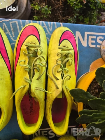 Nike - Футболни обувки бутонки Mercurial Victory V FG, зелени 43 номер, снимка 6 - Други - 54942467