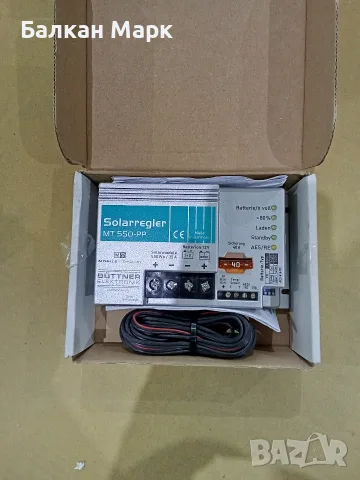 Немски Соларен Контролер Büttner MT 550-PP (Power Plus) – 12V / 35A / 550Wp, снимка 3 - Друга електроника - 55295795