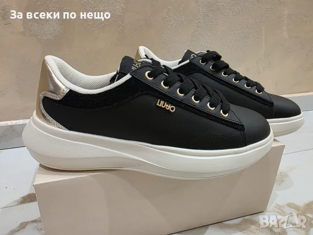 Liu-Jo ЧИСТО НОВИ Дамски Кожени Сникърси Естествена Телешка Кожа 40 номер👟Дамски Маратонки, снимка 2 - Маратонки - 55595940