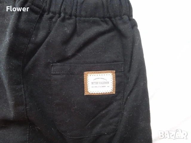 Детски/бебешки черен панталон за момче/момиче Zara, размер 92, за 2 годишно, снимка 7 - Панталони и долнища за бебе - 54618194