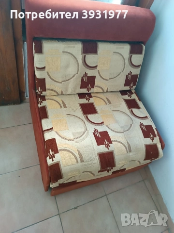 разтегателен фотьойл , снимка 2 - Дивани и мека мебел - 55063099