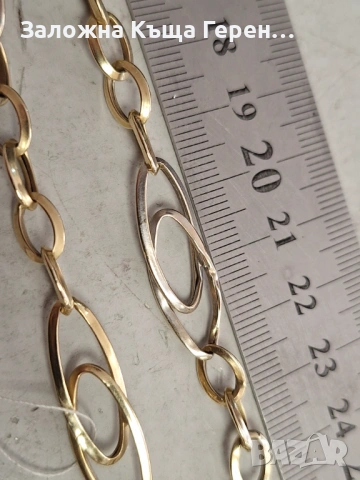 Дамско колие 10,64гр., снимка 5 - Колиета, медальони, синджири - 53972898