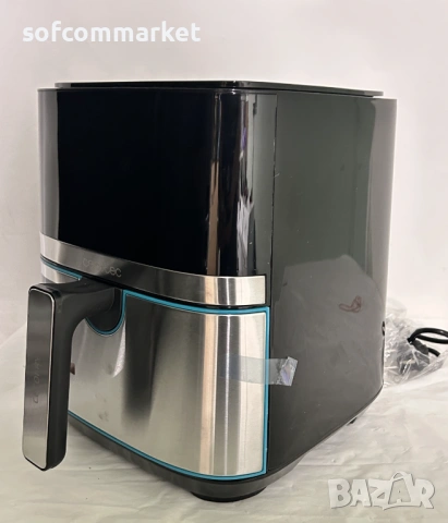 НОВ Еър фрайър Cecotec Cecofry Full Inox 5500 Pro – 5.5L, 1700W + Гаранция, снимка 2 - Фритюрници - 54125347