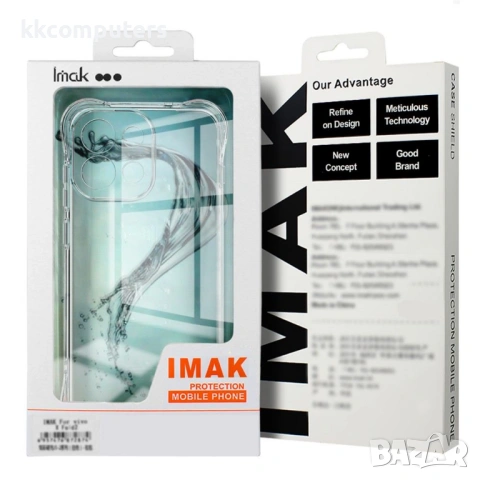 IMAK Прозрачен Калъф за Realme 16 5G - TPU, Airbag, Отвор за ремък, Прозрачен, снимка 7 - Калъфи, кейсове - 54387319