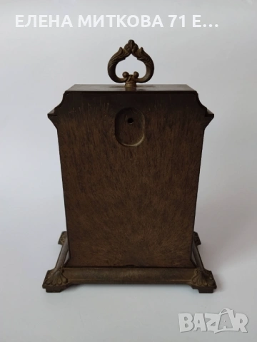 Бароков настолен часовник *Янтарь* с чекмедже, снимка 6 - Антикварни и старинни предмети - 54737666