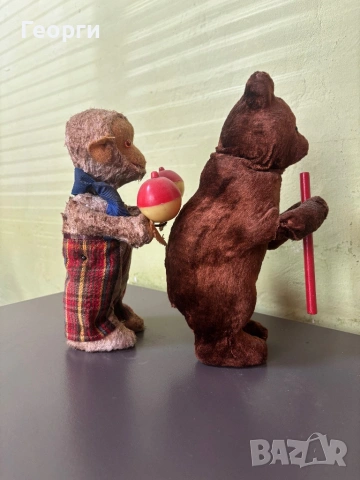 Стари механични играчки, снимка 3 - Колекции - 54815710
