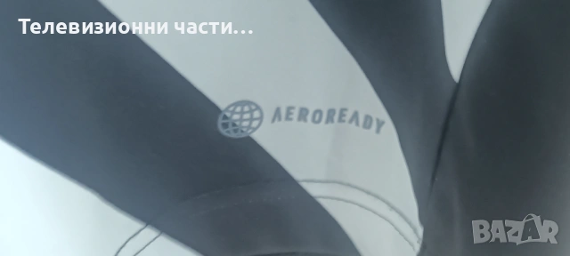 Мъжка тениска фланелка Adidas HF0126 , черно-бяла, размер мъжки XL , в отлично състояние, снимка 7 - Тениски - 54808368
