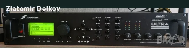 Fractal Axe FX Ultra, китарен процесор 
