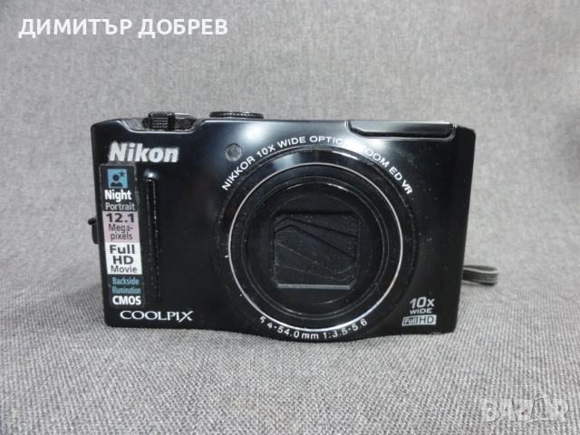ЦИФРОВ ФОТОАПАРАТ NIKON COOLPIX S8100 12.1MP 10X ZOOM CMOS DIGITAL CAMERA Y2K RETRO DIGICAM, снимка 2 - Фотоапарати - 54712550