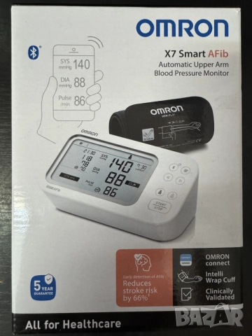 Апарат за кръвно Omron X7 Smart, снимка 3 - Уреди за диагностика - 55543548