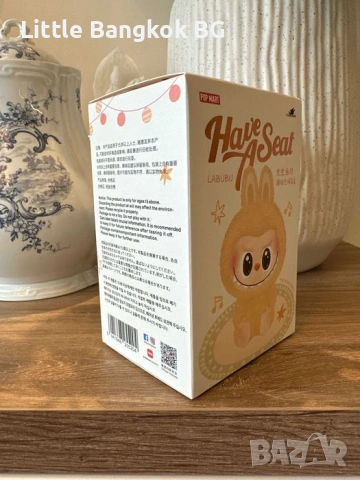 Оригинална Labubu Have a Seat Pop Mart – неотворена кутия, снимка 4 - Плюшени играчки - 55172058