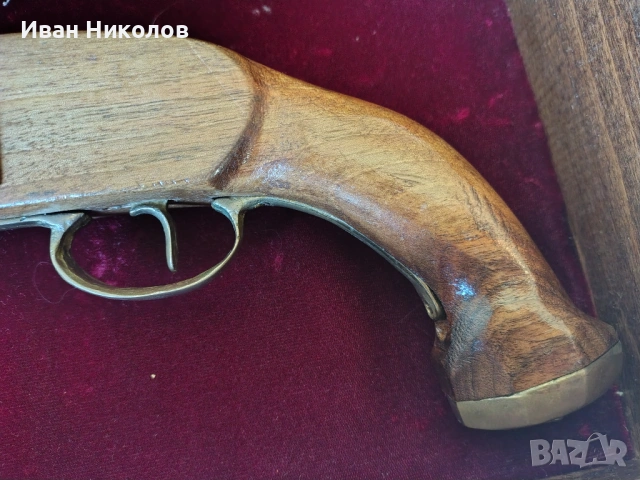 Сувенирен пистолет,подарен от Генерал Гиньо Тонев, снимка 3 - Антикварни и старинни предмети - 54491609