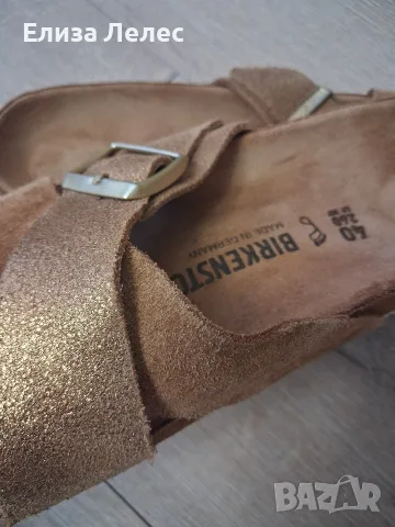 Birckenstock кожени чехли 40 номер , снимка 6 - Чехли - 55440763