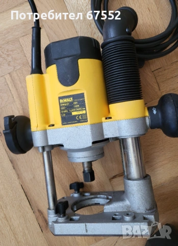 Оберфреза DeWalt DW621 1100W 6-8мм. цанга, снимка 2 - Други инструменти - 54364856