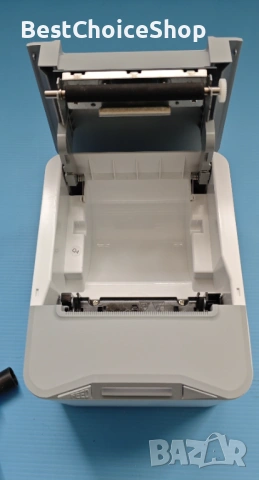 Термален Принтер Bisofice 80 mm, за касови бележки, скорост 220 mm/s, USB + Ethernet (LAN) с ESC/POS, снимка 3 - Принтери, копири, скенери - 54351094