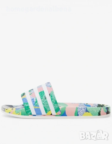 Дамски джапанки многоцветни, slip-on, контурирана стелка, размери 38 и 40.5, плаж басейн, снимка 3 - Джапанки - 54547090