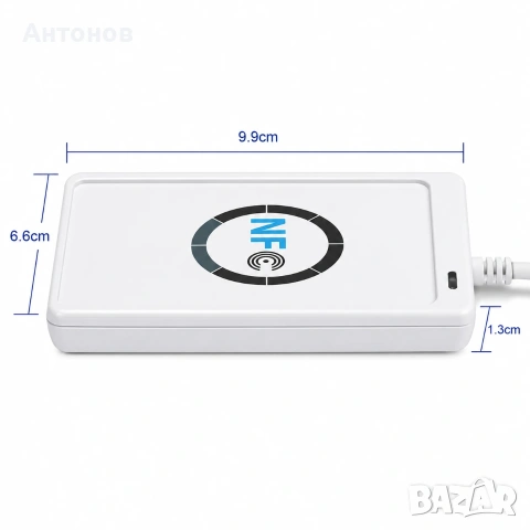 ACR122U - Професионален USB RFID/NFC четец и записвач за контрол на достъпа + подарък чипове и карти, снимка 5 - Друга електроника - 54961973