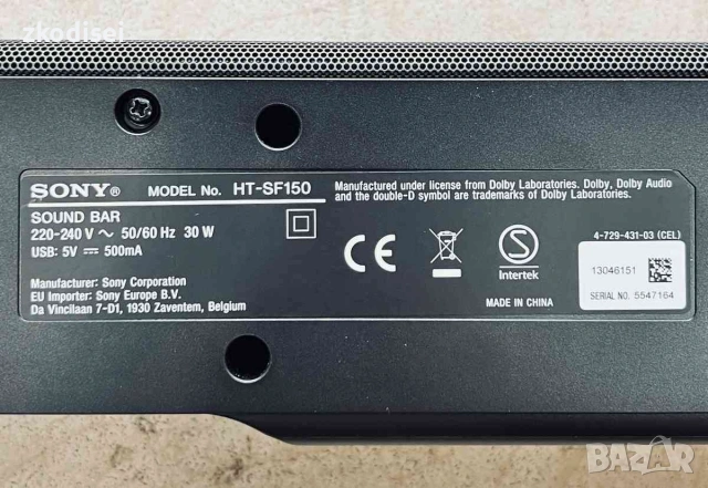 Саундбар Sony HT-SF150, снимка 2 - Аудиосистеми - 55231179