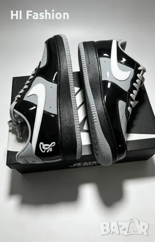 Nike Air Force 1 '07 x Syna Black and Light Smoke Grey, снимка 2 - Маратонки - 55377323