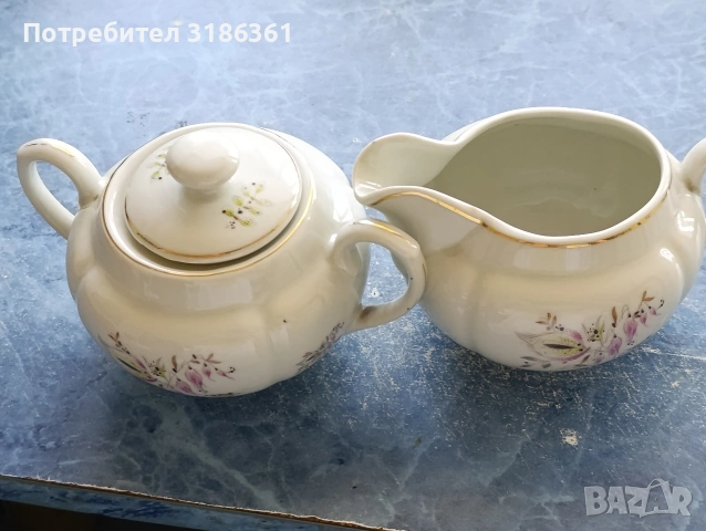 Български порцелан 100% комплект за чай,кафе, снимка 7 - Антикварни и старинни предмети - 54589820