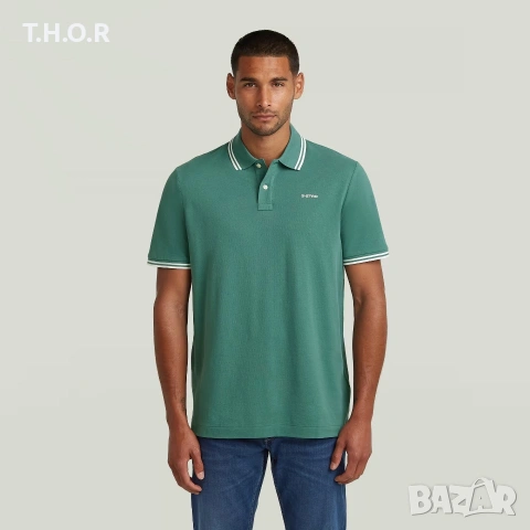 G-Star RAW Polo Shirt ОРИГИНАЛНИ мъжки поло тениски - M/L, снимка 7 - Тениски - 54982193