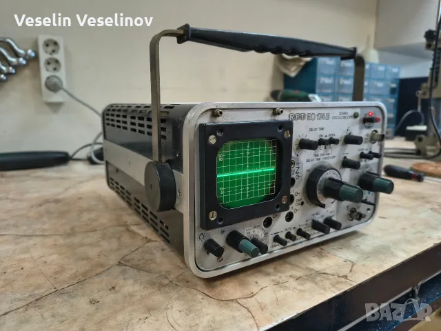 Работещ осцилограф RFT EO 174 B (20 MHz) - ГДР