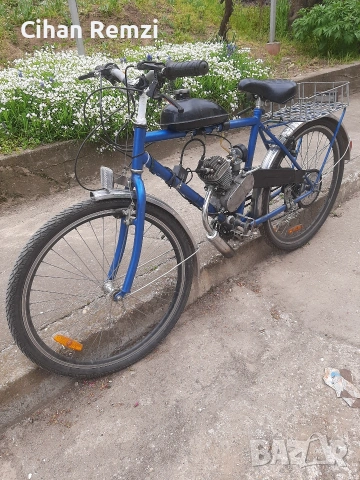 Продавам велосипед със двигател 80cc, снимка 3 - Велосипеди - 54416504
