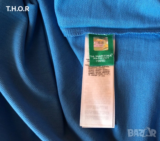 La Martina Polo Shirt ОРИГИНАЛНИ мъжки поло тениски - L/XL, снимка 7 - Тениски - 54982167