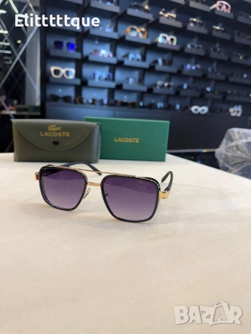 Очила + висок клас калъф + на марката кутия + сертификат + кърпичка ray ban Lacoste miu miu , снимка 9 - Слънчеви и диоптрични очила - 54842340