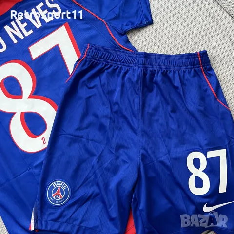 ПСЖ João Neves #87 | Цял Футболен Екип PSG 26/27 | Размер L |, снимка 9 - Футбол - 55592131