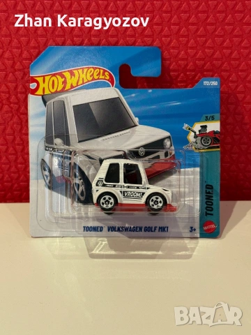 🔥 Hot Wheels GOLF MK1 TOONED | Ново / Sealed | Колекционерска количка