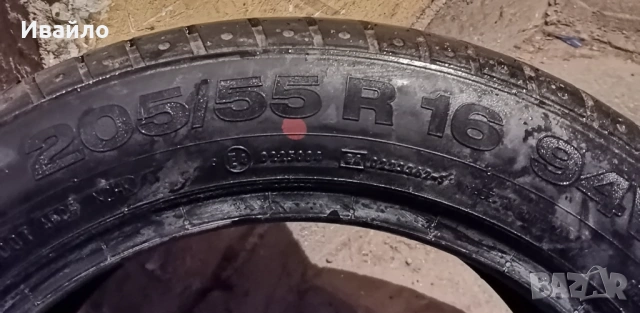 Продавам 1 брой летна гума 205.55.16 дот 2023 Контентал чисто нова, снимка 3 - Гуми и джанти - 54086231
