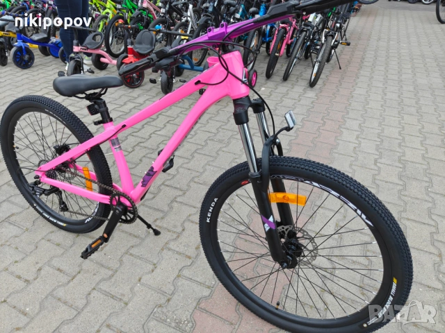 BG Алуминиев велосипед 26" JUMP hdb розов, снимка 3 - Велосипеди - 54493463