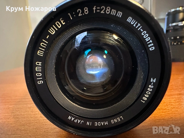 Продавам Обектив  Sigma mini-wide 1:2.8 f=28mm