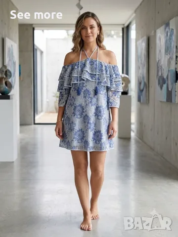 REBECCA MINKOFF ефирна рокля дантела