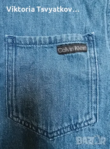 Calvin Klein дамски дрехи – дънки и риза | XS–S | Отлично състояние, снимка 4 - Дънки - 55703922