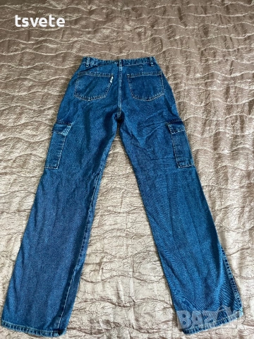 Дънки Stradivarius Straight leg , снимка 7 - Дънки - 54654224