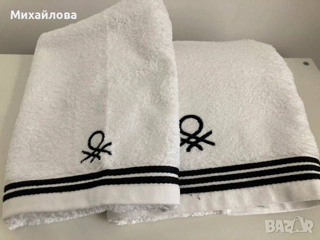 Кърпи за баня на United Colors of Benetton, нови, снимка 5 - Хавлиени кърпи - 54301342