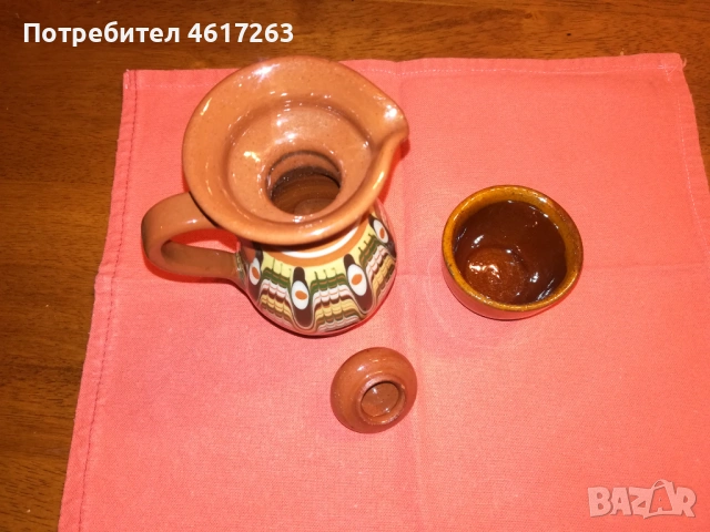 Керамика троянска шарка, снимка 3 - Аксесоари за кухня - 54060331