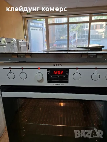 Фурна за вграждане с керамичен плот AEG COMPETENCE MAXI 74л. , снимка 2 - Печки, фурни - 55400251