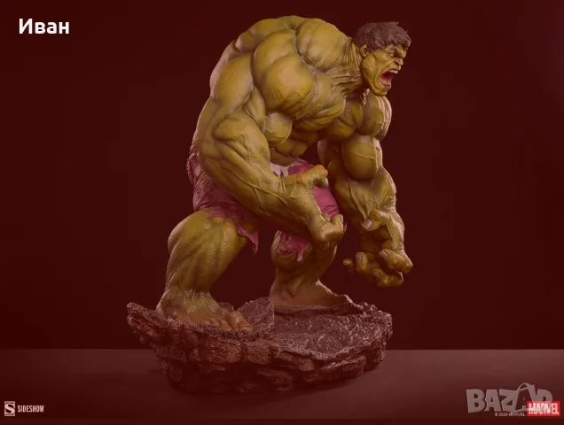 Sideshow Hulk / 1/4 статуи на Невероятния Хълк и Веномизирания Хълк - шедьовъри , снимка 4 - Колекции - 54672957