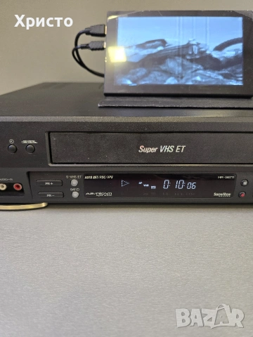 📼 Jvc hr-s6711 📼 super vhs hifi stereo, снимка 4 - Плейъри, домашно кино, прожектори - 54439930