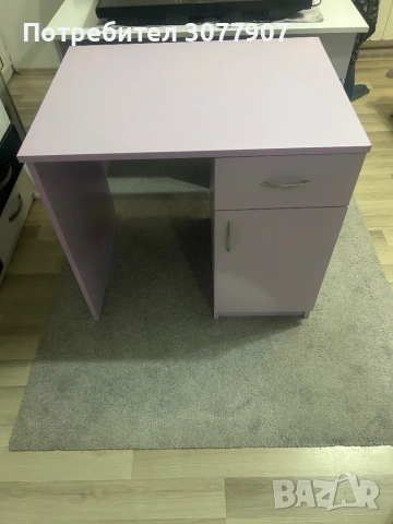 Бюро в лилав цвят, снимка 2 - Бюра - 54314021