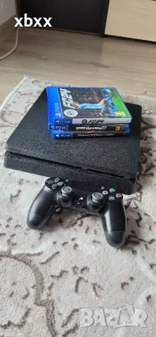 Продавам Ps4 slim 1TB(1000gb) +3 дискови игри + оригинален контролер, снимка 7 - PlayStation конзоли - 55405169