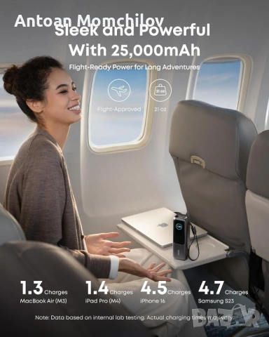Външна батерия Anker Power Bank 25K 165W, снимка 2 - Друга електроника - 54935573