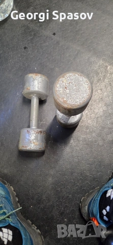 Дъмбели(гири) 10 кг.метални, снимка 3 - Фитнес уреди - 54077635