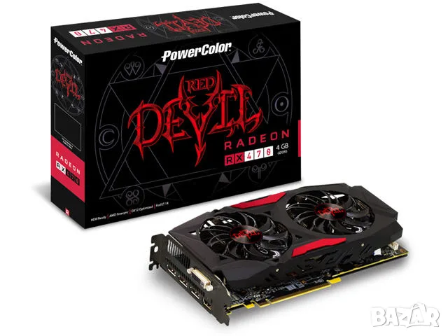 Видеокарта PowerColor Red Devil AMD Radeon RX 470 4GB GDDR5