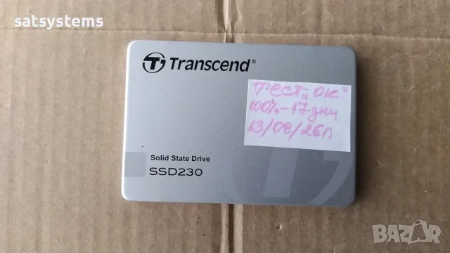  SSD Transcend TS128GSSD230S 128GB SATA 6.0Gb/s, снимка 2 - Твърди дискове - 55664719