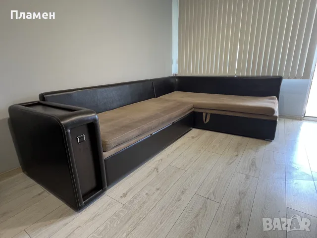 Ъглов диван, разтегателен , снимка 10 - Дивани и мека мебел - 55549536