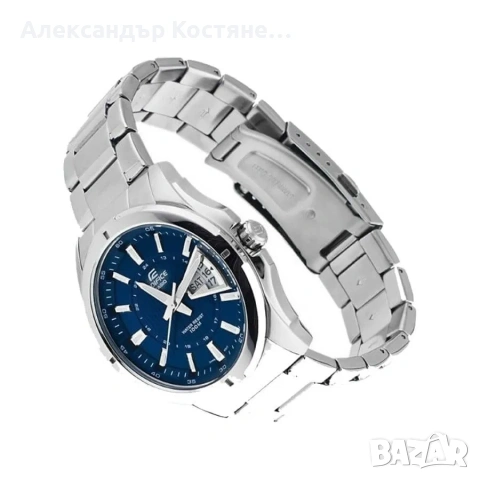 Нов часовник Casio Edifice EF-129D-2AVEF - гаранция, снимка 2 - Мъжки - 55213682